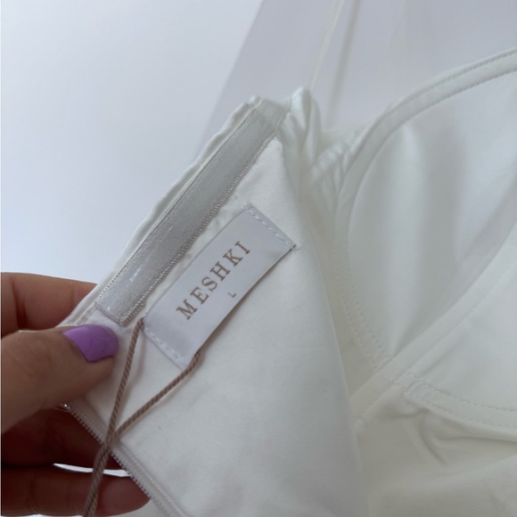 Meshki Marilyn Corset white gown | Wedding dress, rehearsal dinner, meshki dress - Picture 8 of 11